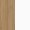 Light Wood Frame / White Front Spazio - Full Size Wall Bed