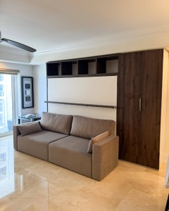 Royal Horizontal Queen Wall Bed with Bookcases — view 15