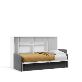 Spazio - Twin Size Wall Bed and Sofa Set