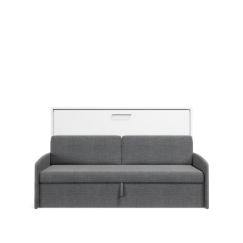 Spazio - Twin Size Wall Bed and Sofa Set - secondary