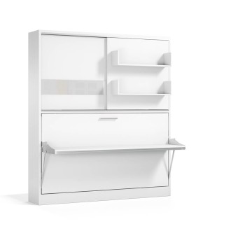 Parete Letto - Twin Wall Bed System with Desk - secondary