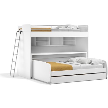 NEW Bel Mondo Twin Over Full/Full XL Bunk Bed Set