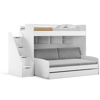 Eco Bel Mondo Twin Over Full/Full XL Bunk Bed Set - secondary