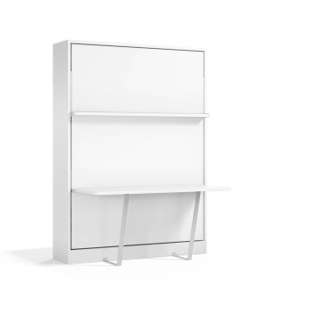Royal Queen Wall Bed With Desk - secondary