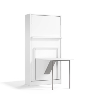 Royal Twin / Twin XL Wall Bed with Folding Table - secondary