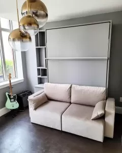 ROYAL Queen Wall Bed with Bookcase Set — view 3