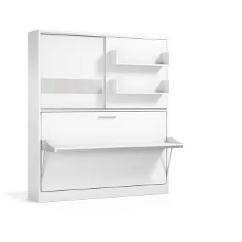 Parete Letto - Twin Wall Bed System with Desk - secondary
