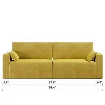 Royal Horizontal Queen 2 Seat Sofa - secondary